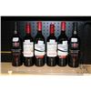 Image 1 : Six bottles of assorted wines including two bottles of Taylor Fladgate First Estate Forto Reserve Po