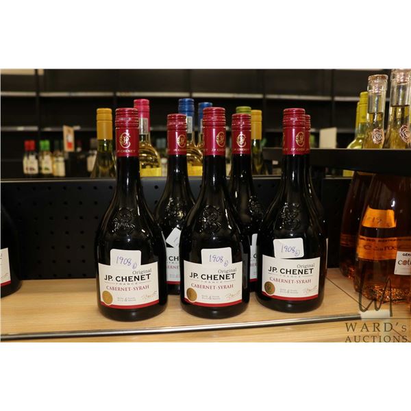 Six bottles of Original JP. Chenet Cabernet-Syrah  Note: Alcohol cannot be insured by any courier in