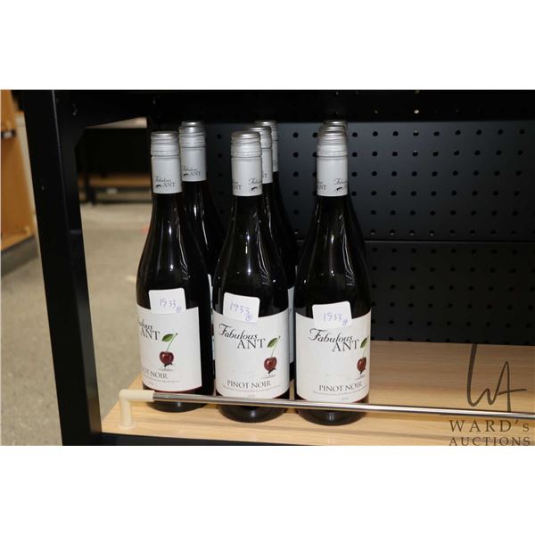 Nine bottles of Fabulous Ant Pinot Noir 2018  Note: Alcohol cannot be insured by any courier in Cana