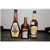 Image 1 : Three assorted bottles of liquor including one McGuiness Orange & Brandy 750ml / 35% ABV, one Philli