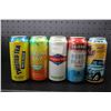 Image 1 : Five cans of assorted alcohol including one Twisted Tea 473ml / 5% ABV, one Palm Bay Paradise Twist 