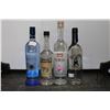 Image 1 : Four assorted bottles of vodka including one Pinnacle Vodka 750ml / 40% ABV, one Back Country 750ml 