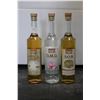 Image 1 : Three bottles of Back 40 Distillery Inc. alcohol including one Vanilla Frost 750ml / 38% ABV, one O.