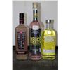 Image 1 : Three assorted bottles of vodka including one Absolut Citron Lemon Vodka 750ml / 40% ABV, one Pink W