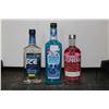 Image 1 : Three assorted bottles of vodka including one Banff Ice Vodka 750ml / 40% ABV, one Polar Ice Blizzar