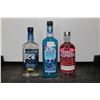 Image 1 : Three assorted bottles of vodka including one Banff Ice Vodka 750ml / 40% ABV, one Polar Ice Blizzar