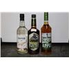Image 1 : Three assorted bottles of rum including one Raptor Coconut Rum 750ml / 35% ABV, one Lamb's Dark Navy