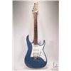 Image 1 : Ibanez Wedgwood blue stratocaster style guitar with whammy bar and Hss pick up configuration with fi