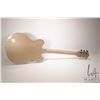 Image 10 : Gretsch semi hollow guitar with cat eye top and Bigsby tremolo arm with three Humbucker stacked pick