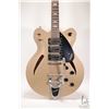 Image 2 : Gretsch semi hollow guitar with cat eye top and Bigsby tremolo arm with three Humbucker stacked pick
