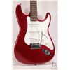 Image 2 : Stratocaster Fender candy apple red guitar with SSS pickup configuration, whammy bar, five way switc