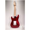 Image 7 : Stratocaster Fender candy apple red guitar with SSS pickup configuration, whammy bar, five way switc