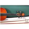 Image 3 : Madera 4/4 violin. Has had recent work including re strung, tuned and bridge. Includes green case wi