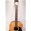 Image 4 : NRJ Luthier acoustic guitar. Heavy double binding, two tone maple top, mahogany ribbon grain back an