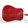 Image 7 : NRJ Luthier acoustic guitar. Heavy double binding, two tone maple top, mahogany ribbon grain back an