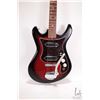 Image 2 : Saturn 1960 guitar. Made in Japan. Sprung tembolo arm, Sunburst with double PAF pickups and ivory tu