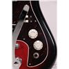 Image 3 : Saturn 1960 guitar. Made in Japan. Sprung tembolo arm, Sunburst with double PAF pickups and ivory tu
