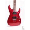 Image 2 : ESP Ltd. MH-50NT guitar with "string-thru-body" bridge design, ESP Humbucker pickups, in scarlet red