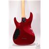 Image 7 : ESP Ltd. MH-50NT guitar with "string-thru-body" bridge design, ESP Humbucker pickups, in scarlet red