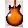 Image 10 : 1966 Framus guitar. Made in Germany, semi hollow, roller bridge, inline with mother-of-pearl diamond