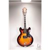 Image 1 : 1966 Framus guitar. Made in Germany, semi hollow, roller bridge, inline with mother-of-pearl diamond
