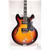 Image 2 : 1966 Framus guitar. Made in Germany, semi hollow, roller bridge, inline with mother-of-pearl diamond