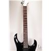 Image 4 : Xcort Superstrat guitar. Beveled top, dual humbuckers, three way switch, black. Serial no. 150714104