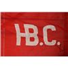Image 2 : Vintage Union Jack HBC ( Hudson's Bay Company) flag 48" X 110"