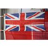 Image 3 : Vintage Union Jack HBC ( Hudson's Bay Company) flag 48" X 110"