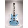 Image 1 : Ibanez AS83-STE 5B-01 baby blue electric guitar with semi hollow case, gold Alnico magnetic Humbucke