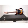 Image 1 : 1960's Canora, Japanese made guitar. Vintage sunburst brown and black fender colours, full pick guar