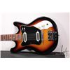 Image 2 : 1960's Canora, Japanese made guitar. Vintage sunburst brown and black fender colours, full pick guar