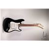 Image 1 : Epiphone ES-300 in midnight black, vintage stratocaster, hockey stick headstock with Tremolo arm, SS