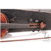 Image 3 : Antonius Stradivarius Cremonenfis 4/4 violin, labeled "Faciebat Anno1723". Includes worn wooden case