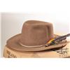 Image 2 : Two cowboy hats including Biltmore Wilderness Collection size 7 1/2 and a Smithbilt Brier size 7 1/2