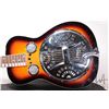 Image 2 : Regal lap top steel electric guitar. Sunburst top, ribbon grained mahogany back and heavy thick neck