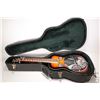 Image 9 : Regal lap top steel electric guitar. Sunburst top, ribbon grained mahogany back and heavy thick neck