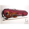 Image 1 : Antonius Stradivarius Cremonefis 4/4 size violin, labeled " Faciebat Anno 17__". Tail piece is inlai
