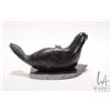 Image 2 : Inuit hand carved soapstone walrus, signed in both syllabics and artist Lyta Josephie, 2000. Note: w