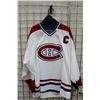 Image 1 : CCM Montreal Canadians Jean Beliveau "Les Gros Bill" No. 4 hand signed hockey jersey. Adult size XL.