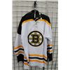 Image 1 : Boston Bruins Ken Hodge No.8 hockey jersey. Includes Leaf Authentics Certification sticker. Adult si