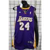Image 1 : Adidas LA Lakers hand signed Kobe Bryant basket ball jersey. Size S. Note: marks and staining. No au