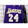 Image 2 : Adidas LA Lakers hand signed Kobe Bryant basket ball jersey. Size S. Note: marks and staining. No au