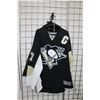 Image 1 : CCM ROK NHL Pittsburgh Penguins Sidney Crosby No. 87 hockey jersey. Adult size XL. Note: some marks 