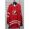 Image 1 : Bauer Team Canada Jordan Eberle No. 14 hand signed hockey jersey. Adult size L/ XL. No authenticatio