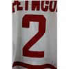 Image 11 : Vintage CCCP USSR Russian Fetlsov No. 2 hockey jersey. Note: marks, staining and small tears