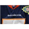 Image 3 : Mitchell & Ness Super Bowl XXXII (1997) Denver Broncos John Elway No. 7 football jersey. Adult size 