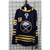Image 1 : Fanatics NHL Buffalo Sabres hand signed Pat LaFontaine No. 16 hockey jersey. Adult size L. Includes 