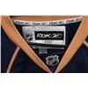 Image 6 : NHL RBK Edmonton Oilers hockey jersey with unidentified signatures. Adult size XXL