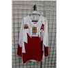 Image 1 : Heritage Hockey Classics 1972 Team Canada hand signed Phil Esposito hockey jersey. Adult size XL. In